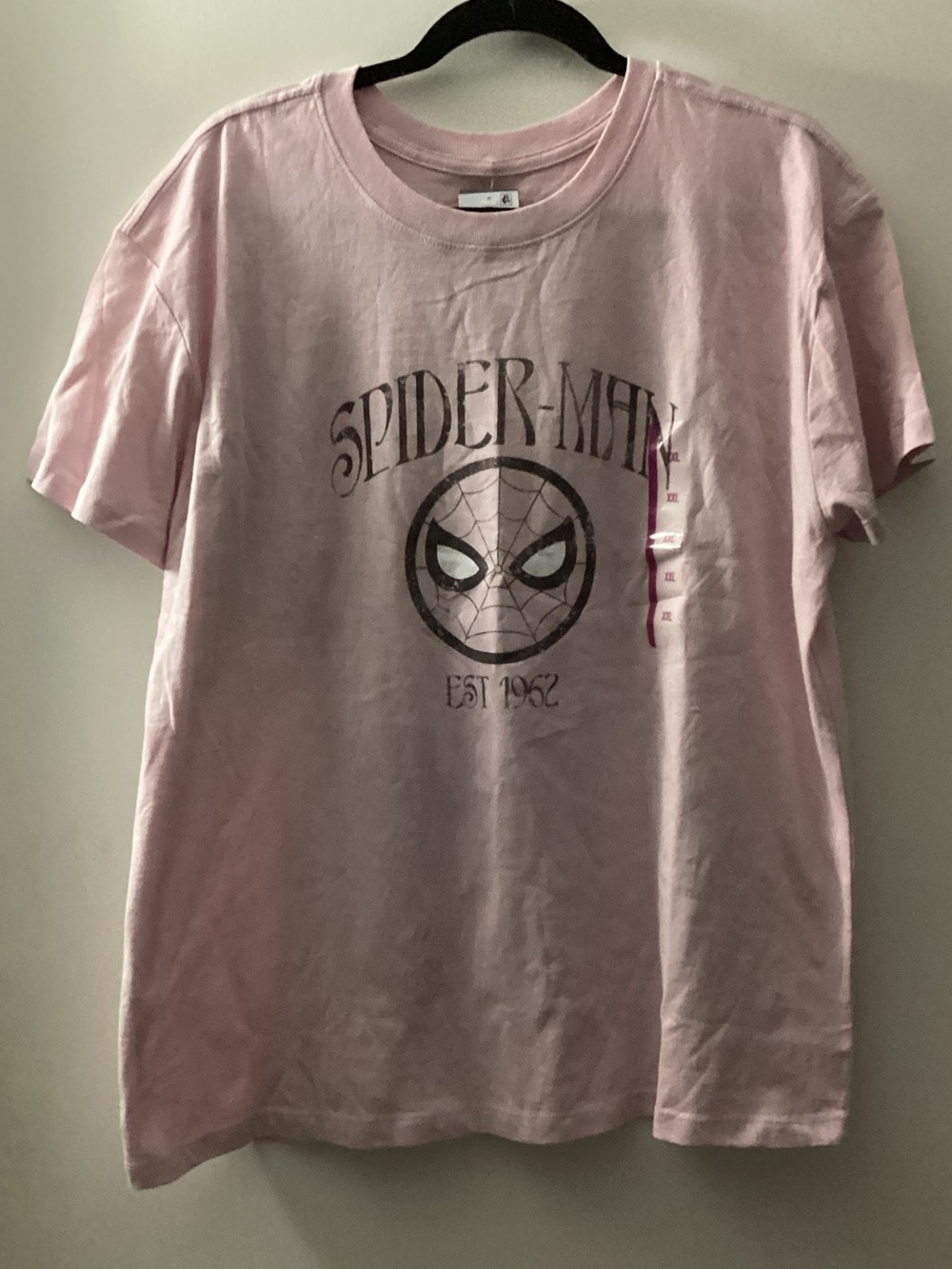 Spider-Man Pink womans Graphic Tee